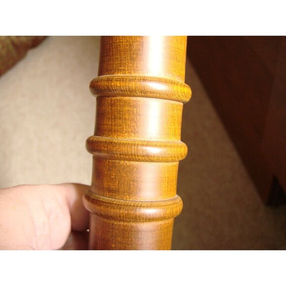 Wooden Metal Candleholder Vintage MCM Rustic Heavy 9.5" Replacement Centerpiece - Picture 9 of 12